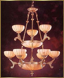 Alabaster Chandeliers Model: RL 1304-83